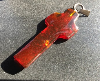 Vintage Amber Pendant