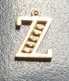 Vintage 14K Gold diamond Pendant