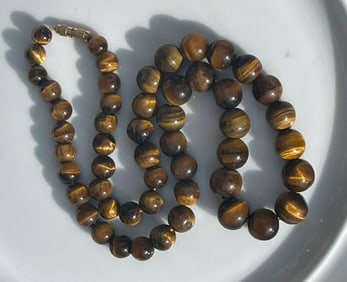 Vintage Tiger's Eye Necklace