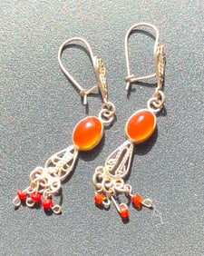 Pair of Silver Earrings