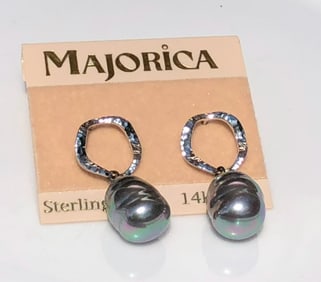 Pair of 14K Gold Post Earrings