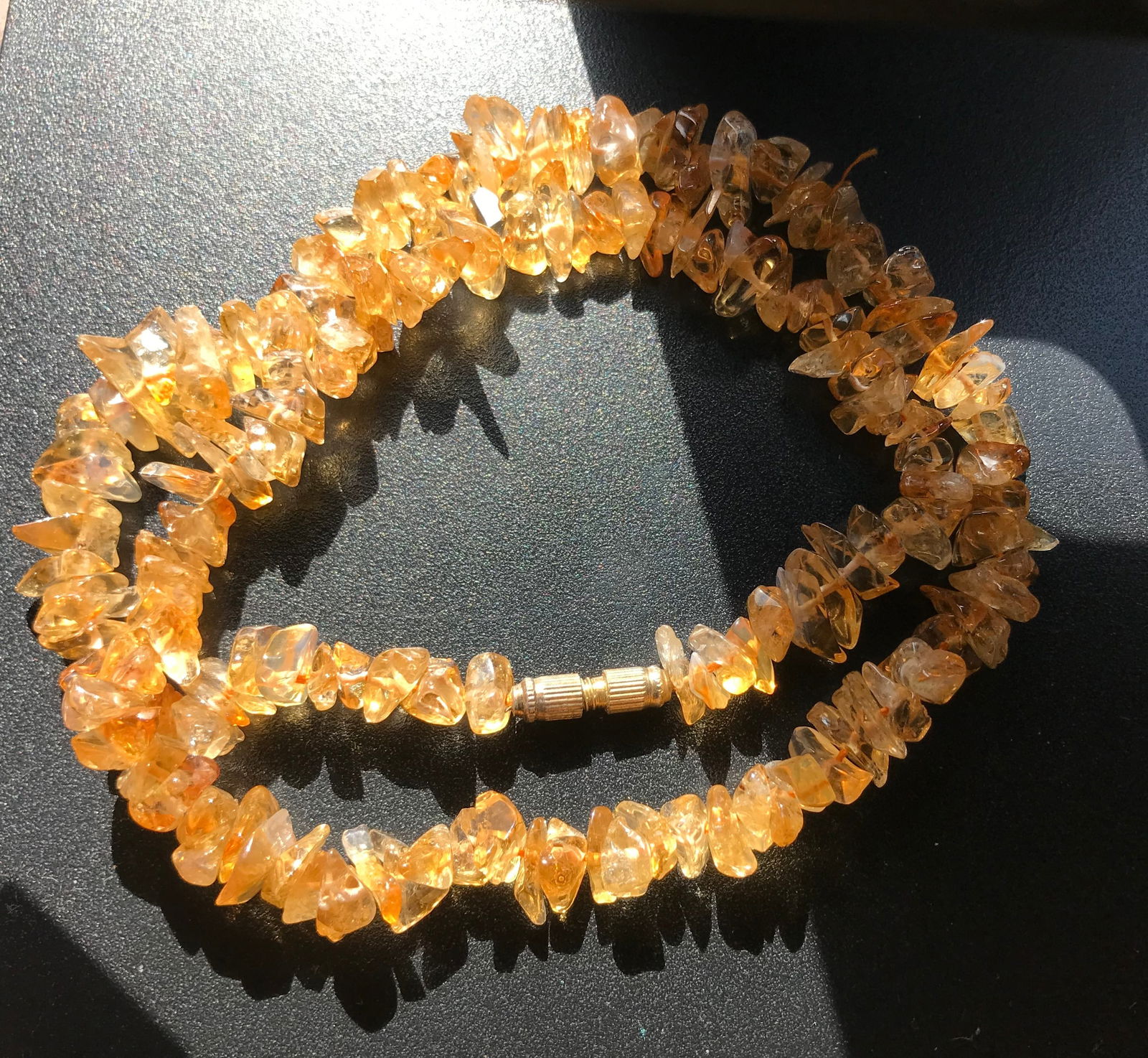 Vintage Crystal Necklace: Vintage Crystal Necklace, Length: 18"