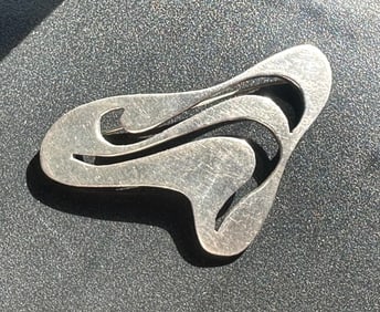 Vintage Silver Brooch Pin