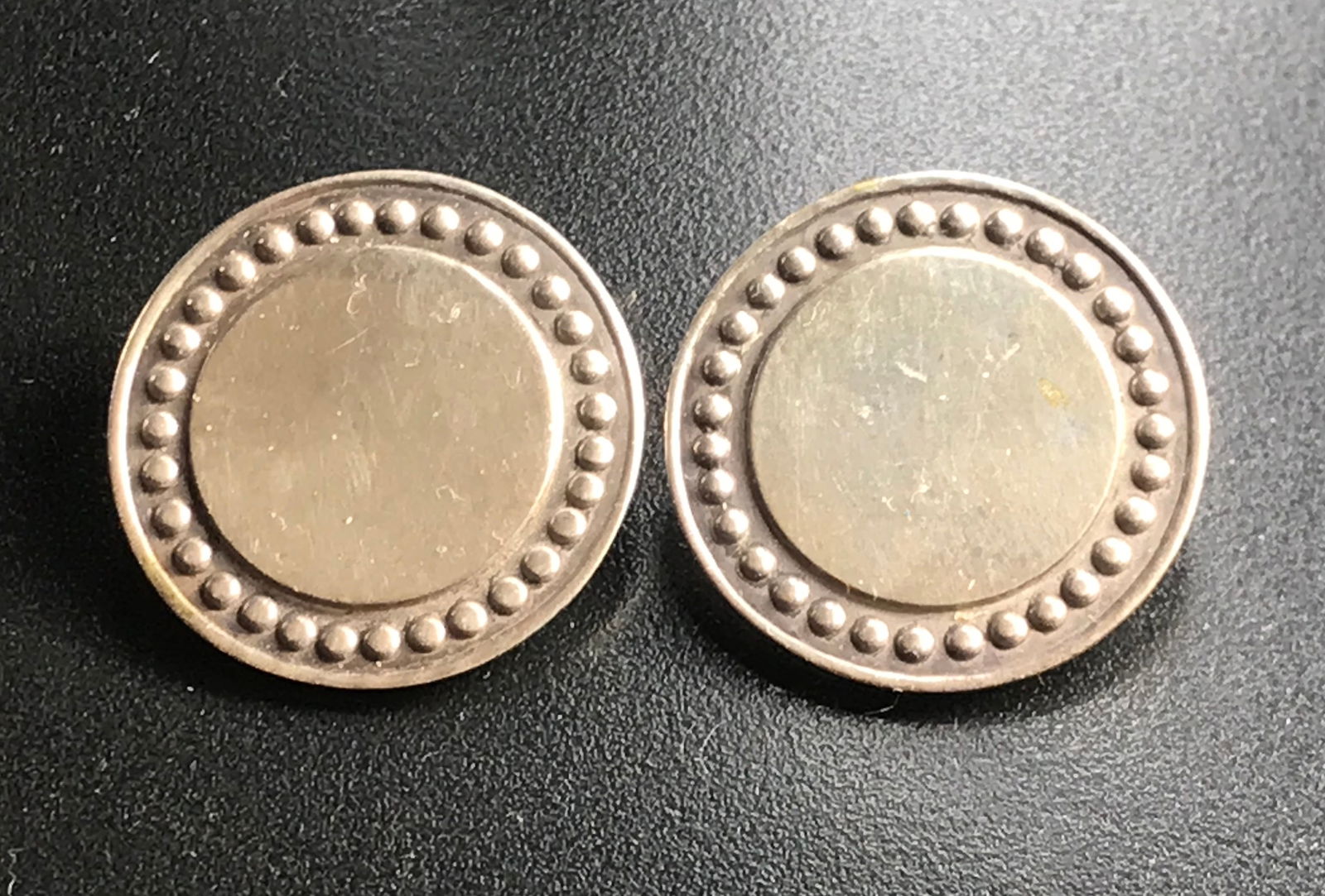 Pair of Silver Earrings: Pair of Silver Earrings
