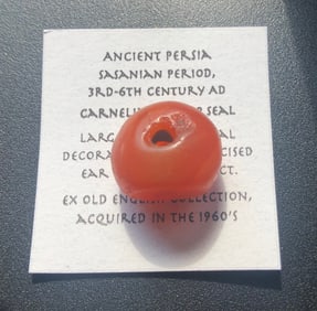 Ancient Persia Sasanian Period, 3-6 Century AD, Carnelian Seal