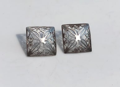 Pair of Silver Earrings