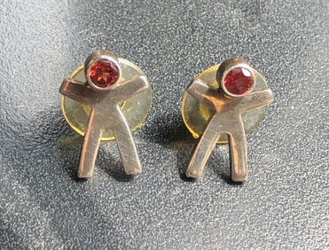 Pair of Silver Earrings