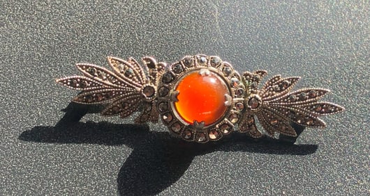 Vintage Silver Brooch Pin