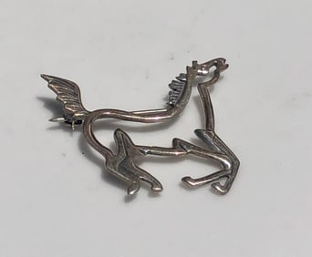 Vintage silver Brooch Pin