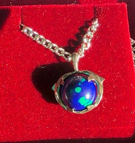 Blue Pendant Necklace