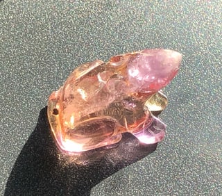 Crystal Carving of a Rat