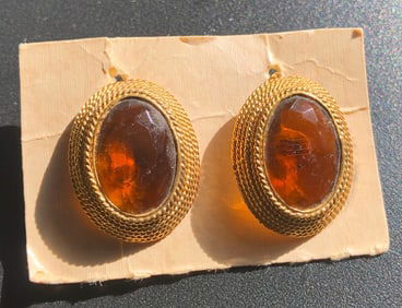 Vintage Glass Earrings