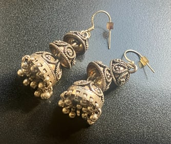 Pair of Silver Earrings