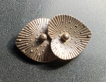 Decorative Silver Brooch