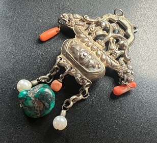 Antique Chinese Silver Pendant