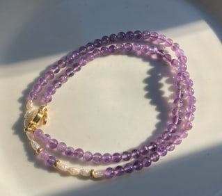 14K Gold Bead Necklace