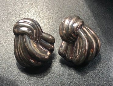 Pair of Silver Earrings