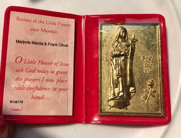 Vintage Prayer Plaque