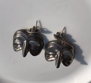 Pair of Silver Earrings