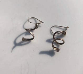 Pair of Silver Earrings