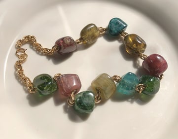 Vintage Tourmaline Chain