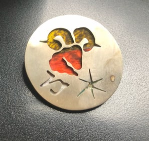 Vintage Silver Brooch Pin