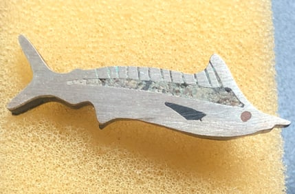 Vintage Silver Brooch Pin