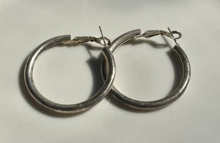 Pair of Silver Earrings