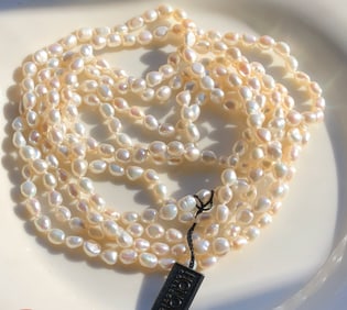 Long Pearl Necklace