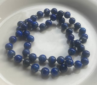 Natural Lapis Beads Necklace