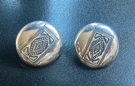 Pair of Silver Earrings