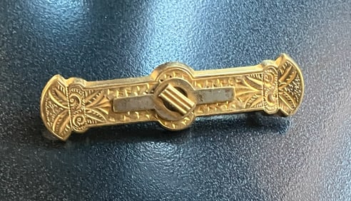 Antique Gold Filled Brooch Pin