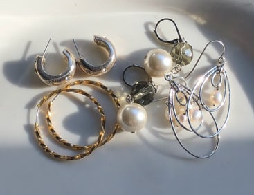 Group of Earrings