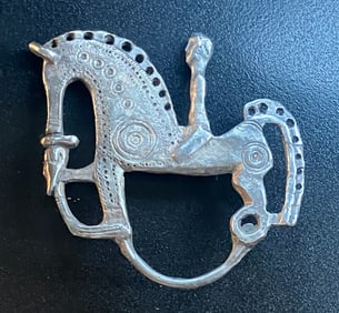 Vintage Silver Brooch Pin