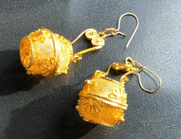 Pair of Gold Filled Earrings