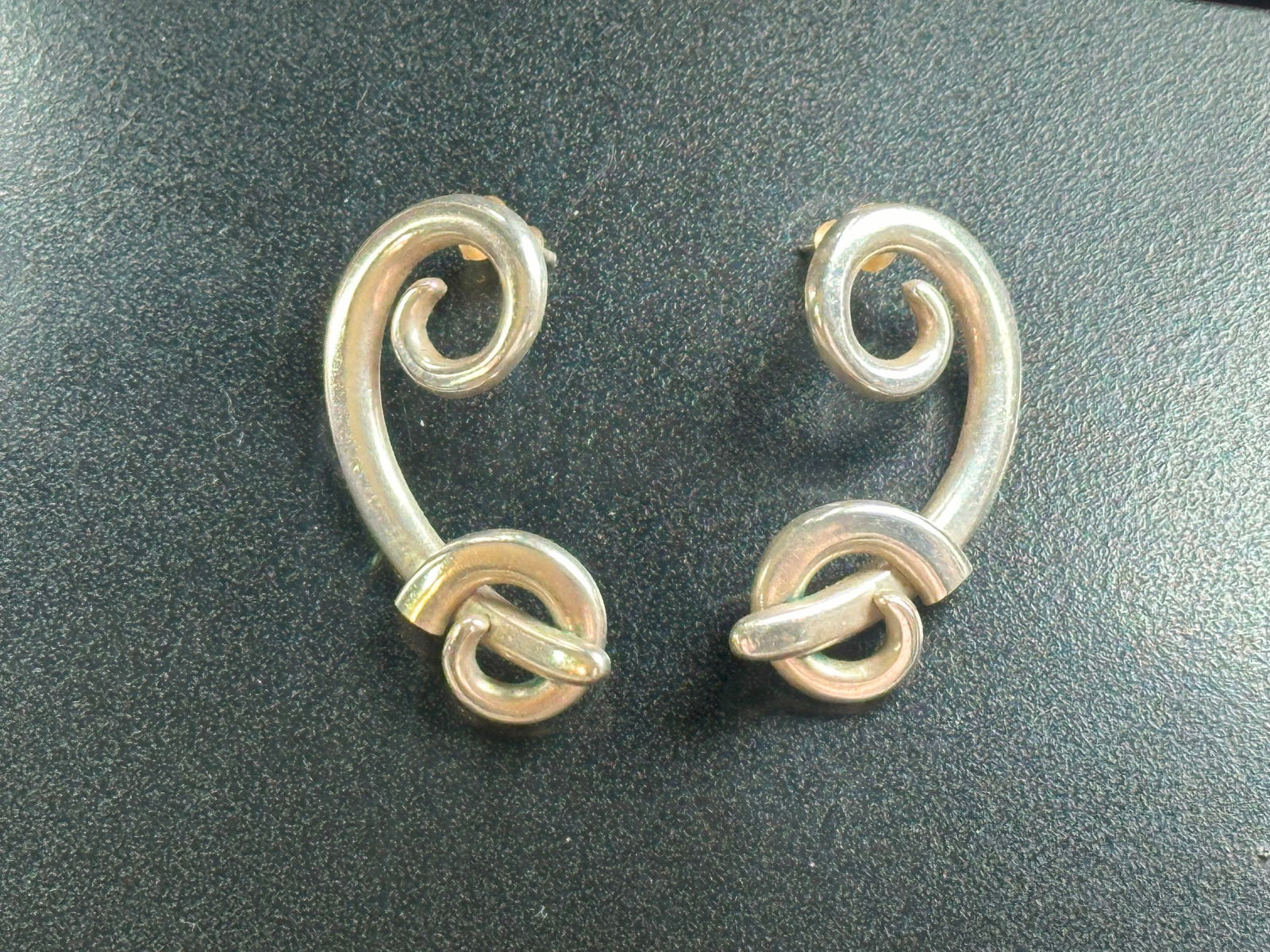 Pair of Silver Earrings: Pair of Silver Earrings