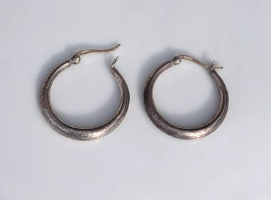 Pair of Silver Earrings