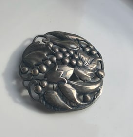 Vintage Silver Brooch Pin