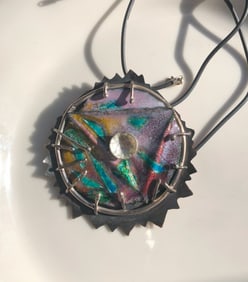 Vintage Necklace with Silver Clasp