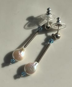 Pair of Silver Earrings