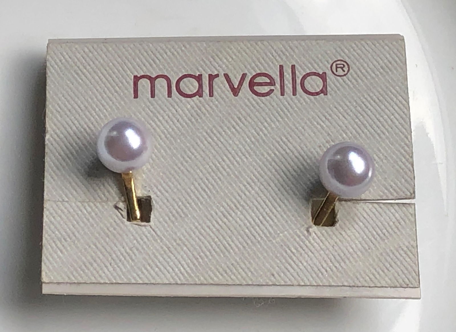 Pair of Marvella Pearl Earrings: Pair of Marvella Pearl Earrings