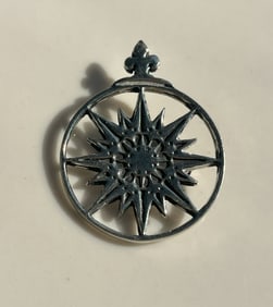 Vintage Silver Brooch Pin