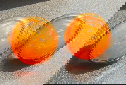 Pair of Silver Carnelian Earrings