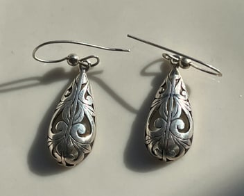 Pair of Silver Earrings