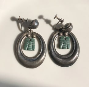 Pair of Silver Earrings