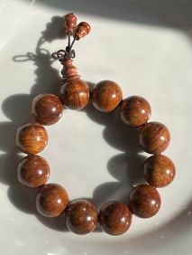 Natural Huanghuali Beads Bracelet