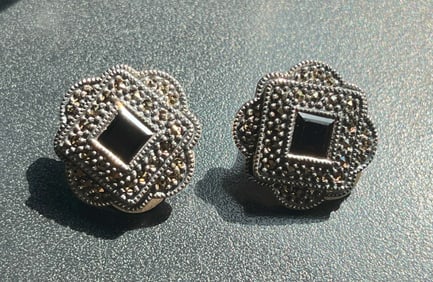 Pair of Silver Earrings