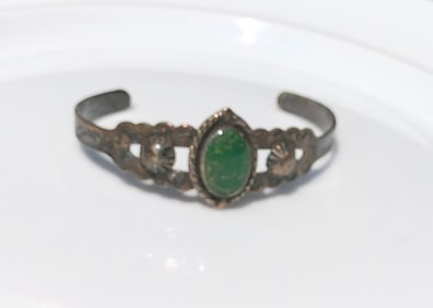 Vintage silver turquoise Bracelet