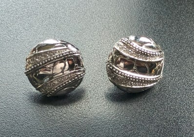 Pair of Silver Earrings