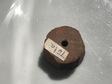 ancient stone bead, central america region.